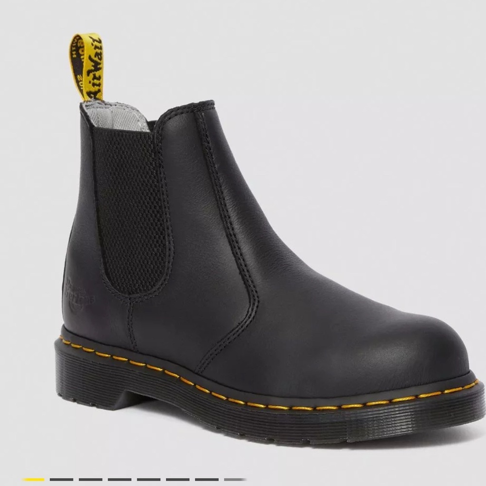 Dr. Martens Black Steel Toe Chelsea Boots